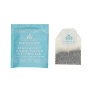 Harney & Sons Organic Earl Grey Supreme Teabags, 50 Count