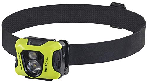 Streamlight 61436 Enduro Pro USB Rechargeable Multi-Function Head Lamp with Elastic and Rubber Head Strap and 3M Dual Lock, Yellow