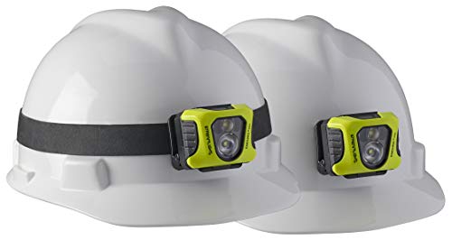 Streamlight 61436 Enduro Pro USB Rechargeable Multi-Function Head Lamp with Elastic and Rubber Head Strap and 3M Dual Lock, Yellow