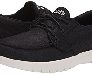 Skechers Womens Boat Shoe, Black ,7 medium US