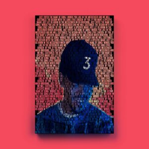 Chance The Rapper Custom Lyric Canvas Poster Print-Wrapped Canvas Print