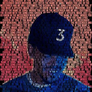 Chance The Rapper Custom Lyric Canvas Poster Print-Wrapped Canvas Print