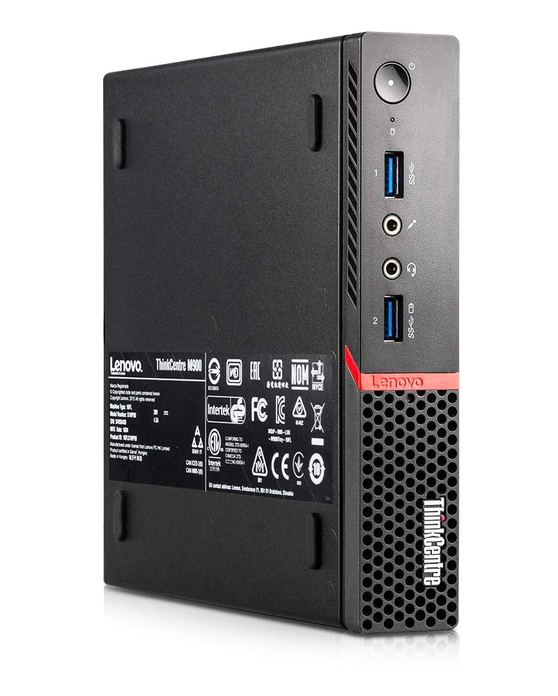 Lenovo ThinkCentre M900 Tiny Desktop, Quad Core i7 6700T 2.8Ghz, 16GB DDR4, 1TB SSD Hard Drive, Windows 10 (Renewed)