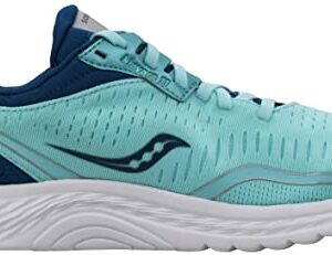 Saucony Women's S10552-25 Kinvara 11 Running Shoe, Aqua/Blue - 10 W US