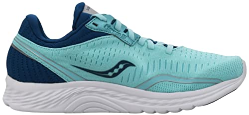 Saucony Women's S10552-25 Kinvara 11 Running Shoe, Aqua/Blue - 10 W US