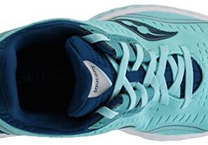 Saucony Women's S10552-25 Kinvara 11 Running Shoe, Aqua/Blue - 10 W US