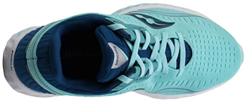 Saucony Women's S10552-25 Kinvara 11 Running Shoe, Aqua/Blue - 10 W US