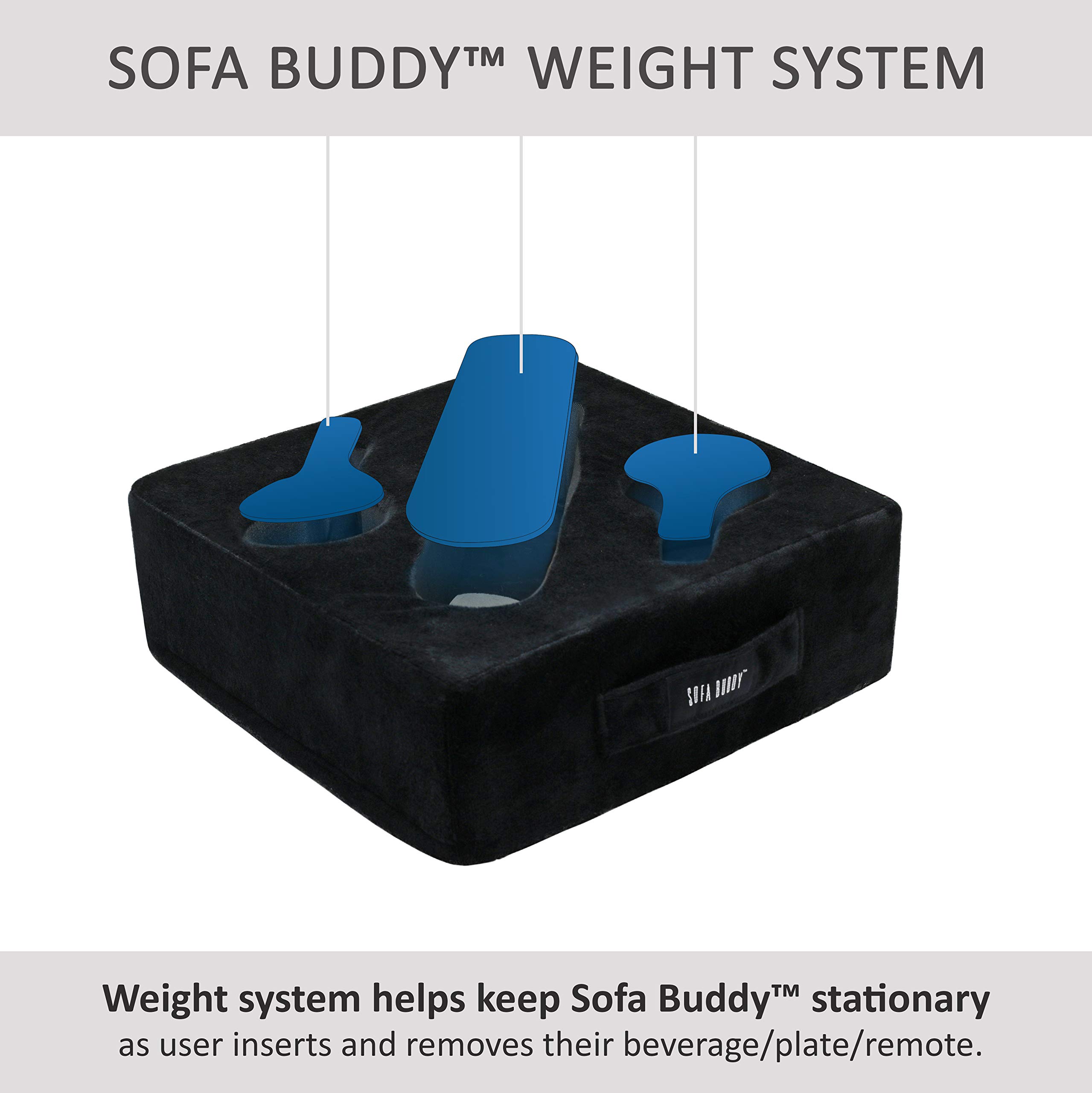 MOOKUNDY - Introducing Sofa Buddy - Convenient Couch Cup Holder, Couch Caddy, Sofa Cup Holder. The Perfect Couch Accessory