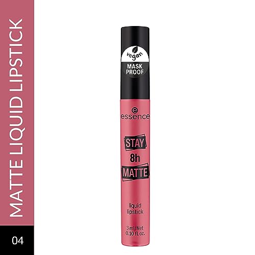Essence STAY 8h MATTE Liquid Lipstick 04