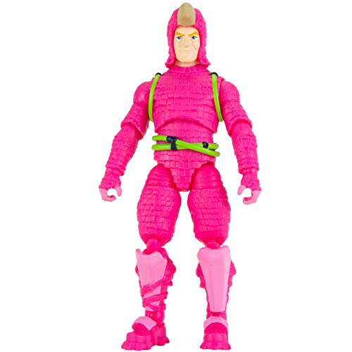 Fortnite Alchemist Squad Mode, 4 Figure Pack - 4 Inch King Flamingo, Prickly Patroller, Bigfoot, Elite Agent Collectible Action Figures, Plus 5 Harvesting Tools, 4 Weapons, 4 Building Materials