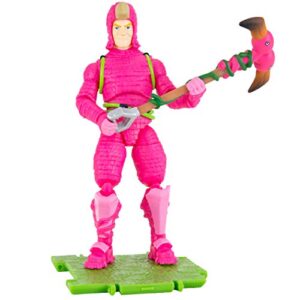 Fortnite Alchemist Squad Mode, 4 Figure Pack - 4 Inch King Flamingo, Prickly Patroller, Bigfoot, Elite Agent Collectible Action Figures, Plus 5 Harvesting Tools, 4 Weapons, 4 Building Materials