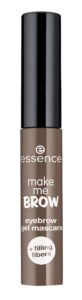 essence | 3-pack make me brow eyebrow gel mascara | infused with fibers to fill & sculpt | vegan & paraben free | cruelty free (02 | browny brows)