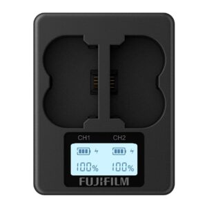 fujifilm bc-w235 dual battery charger for np-w235 battery