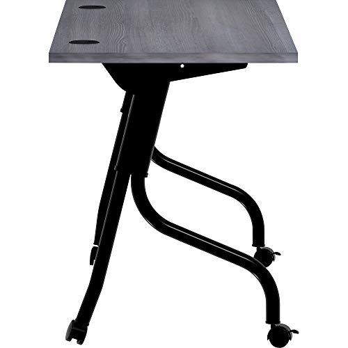 LLR59487 - Lorell Charcoal Flip Top Training Table