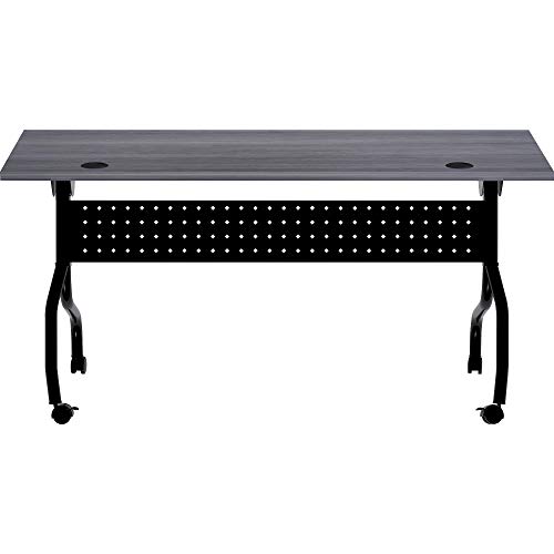 LLR59487 - Lorell Charcoal Flip Top Training Table