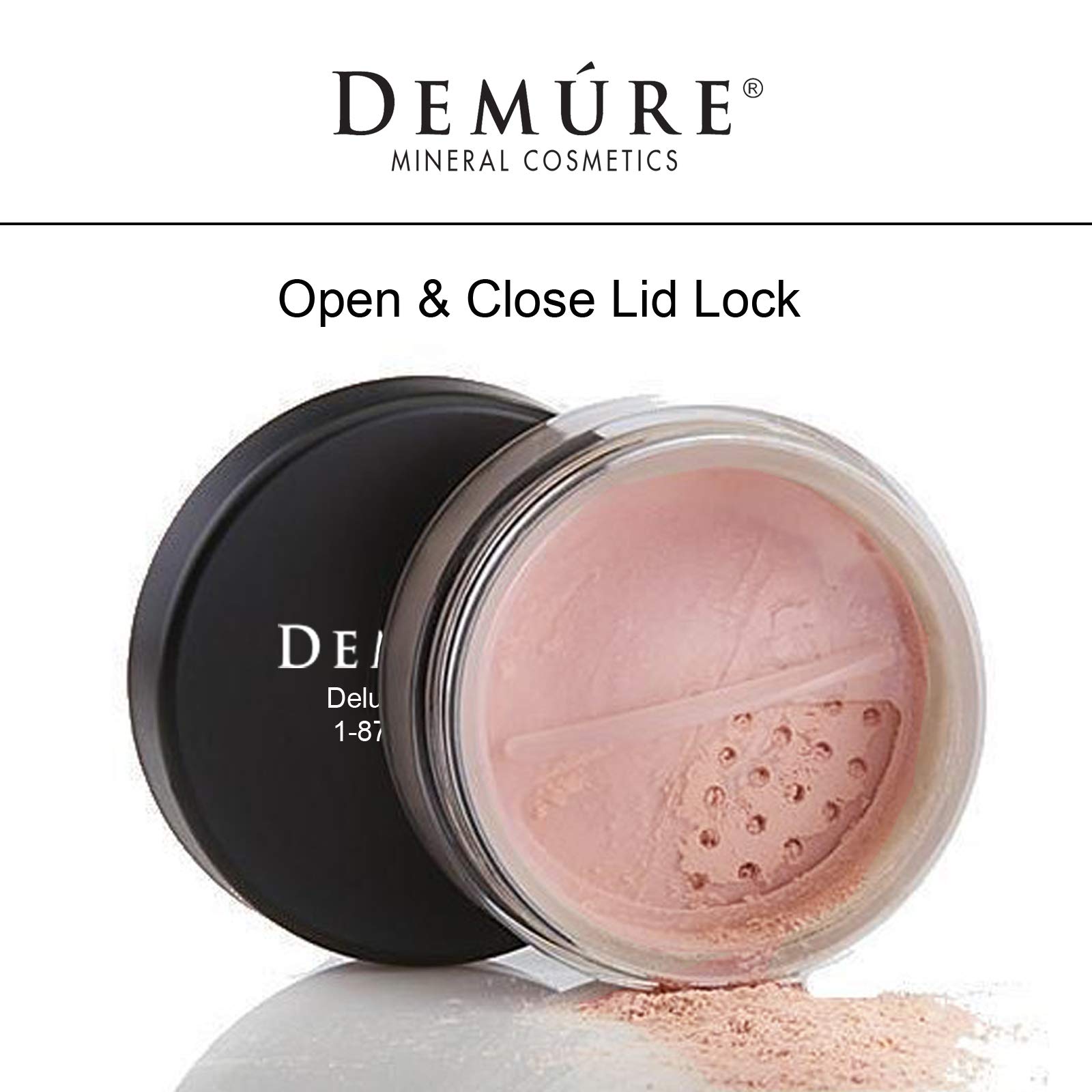 Demure Mineral Blush Makeup (Hint of Pink), Loose Powder Makeup, Natural Makeup, Blush Makeup, Professional Makeup, Cruelty Free Makeup, Blush Powder By Demure