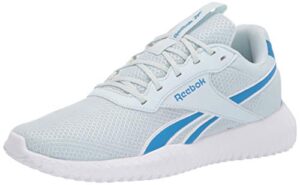 reebok women's flexagon energy tr 2.0 cross trainer, glass blue/horizon blue/white, 5.5