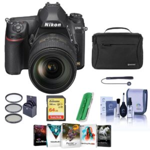 nikon d780 fx-format dslr camera with af-s nikkor 24-120mm f/4g ed vr lens - bundle with 64gb sdxc card, camera bag, 77mm filter kit, cleaning kit, capleash ii, card reader, pc software package