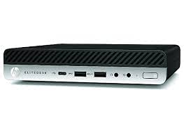 New HP EliteDesk 800 G4 Desktop Mini - Intel Core i5-8500T - 16GB DDR4-256GB SSD - Intel UHD Graphics 630 - Windows 10 Pro 64-bit