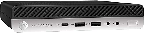 New HP EliteDesk 800 G4 Desktop Mini - Intel Core i5-8500T - 16GB DDR4-256GB SSD - Intel UHD Graphics 630 - Windows 10 Pro 64-bit