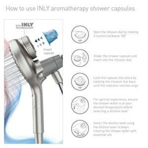 Moen IN208H2SRN Aromatherapy Handshower with INLY Shower Capsules, Spot Resist Brushed Nickel