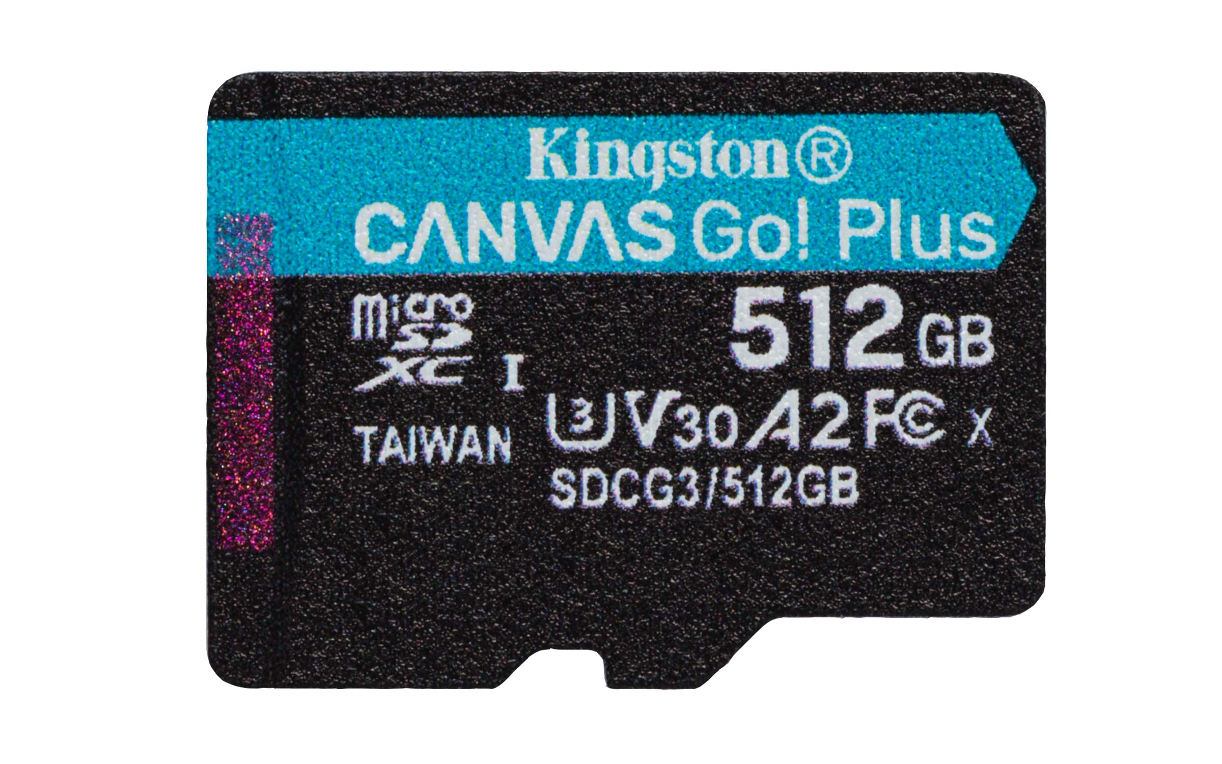 Kingston 512GB Canvas Go Plus microSDXC Card | Up to 170MB/s | UHS-I, C10, U3, V30, A2/A1 | with Adapter | SDCG3/512GB