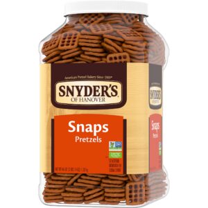 Snyder's of Hanover Pretzel Snaps, 46 Oz Canister