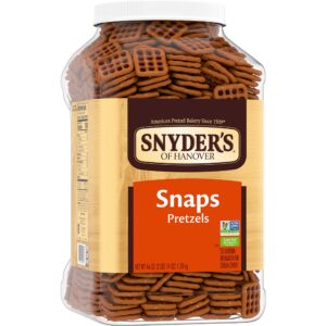 Snyder's of Hanover Pretzel Snaps, 46 Oz Canister