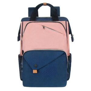 hap tim laptop backpack, travel backpack for women, pink work backpack (7651-bp)