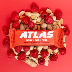 Atlas Protein Bar, 20g Protein, 1g Sugar, Clean Ingredients, Gluten Free (Whey Variety, 12 Count (Pack of 1))