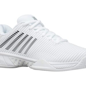 K-Swiss Women's Hypercourt Express 2 Tennis Shoe, White/Black, 8 M