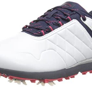 Callaway Women's Waterproof Golf Shoe, Naval, White, 7.5