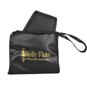 Rolly Flats, Black Sequin Tip, Medium