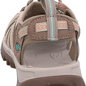 KEEN Whisper Sandal - Women's Taupe/Coral, 7.5