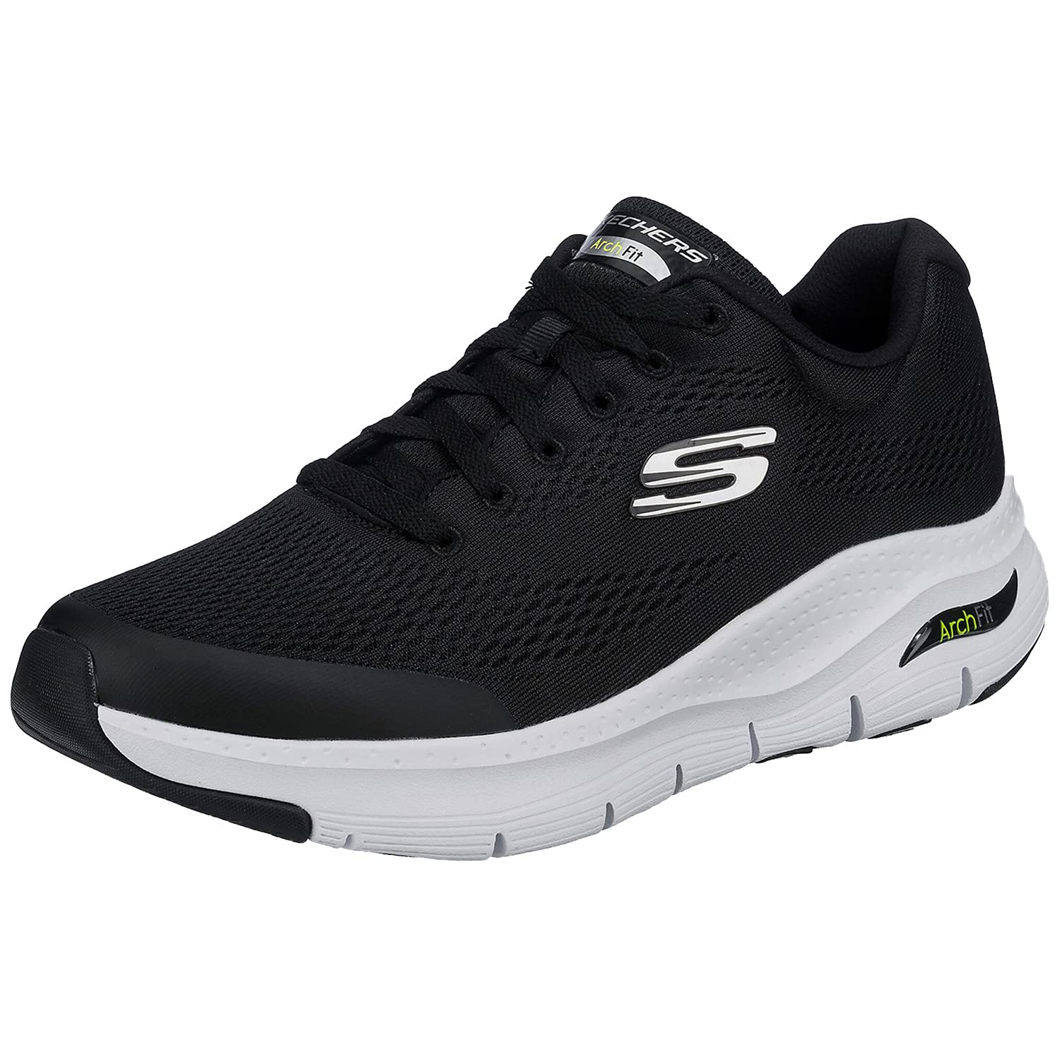 Skechers Arch Fit Black/White 9 3E - Extra Wide — 🛍️ The Retail Market