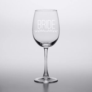 wine glass gift for bridal party - wedding favor for your bachelorette party, bridesmaid, maid of honor, bride, and mothers (bride)