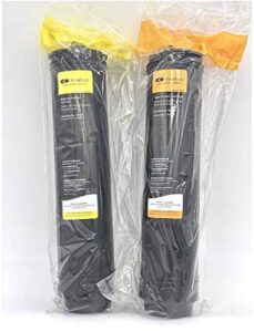 kinetico k2 or k5 water systems taste odor and sediment pre filter cartridge 9309a yellow & 9306b orange