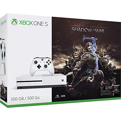 Xbox One S 500GB Console - Shadow of War Bundle [Discontinued]