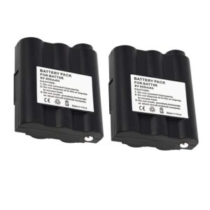 2-pack rechargeable replacement battery for midland batt5r / avp7 / frs-005 / lxt210 / gxt-300 / gxt-325 / gxt-550 / gxt-555 / gxt-700 / gxt-710 / gxt720 / gxt750 / gxt-775 / gxt-795 and more