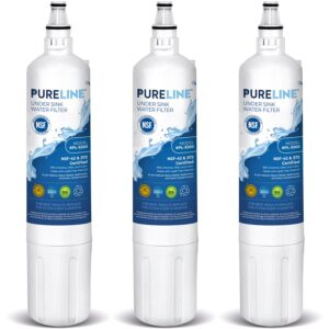 pureline f-2000 replacement for insinkerator f-1000, f-2000, sub-zero 4204490, 4290510, undersink water filter - reduces bad taste & odor