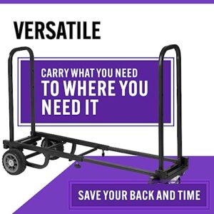 On-Stage UTC1100 Utility Cart - Versatile Heavy-Duty Rolling Storage Cart with Locking Wheels, Ergonomic Handle, and 330 lbs Capacity - Perfect for Musicians, Event Planners, Studios