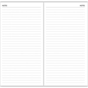 Nokingo 3-Pack Travelers Notebook Calendar, Travelers Notebook Inserts, Undated Travelers Notebook Monthly, 4.25"x8.25" Travelers Notebook Calendar Insert