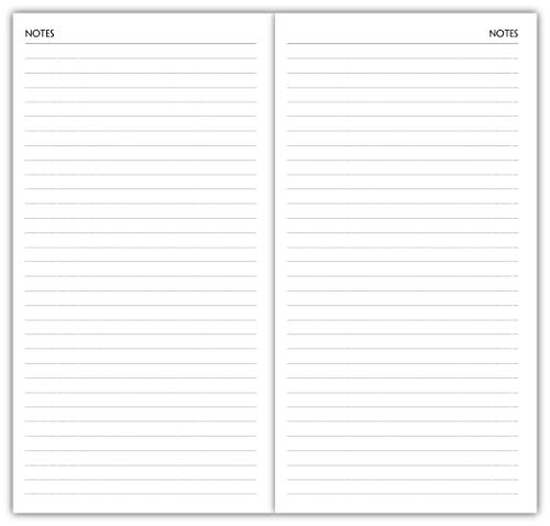 Nokingo 3-Pack Travelers Notebook Calendar, Travelers Notebook Inserts, Undated Travelers Notebook Monthly, 4.25"x8.25" Travelers Notebook Calendar Insert