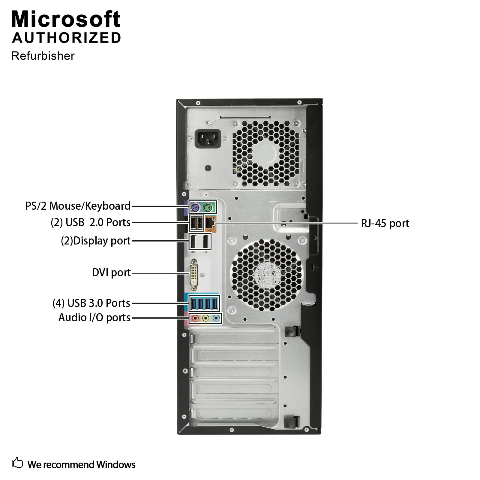 HP Workstation Z240 Tower Desktop, Intel Quad Core i5-6500 up to 3.6GHz, 16G DDR4, 1T, WiFi, BT 4.0, Windows 10 Pro 64 Bit-Multi-Language Supports English/Spanish/French(Renewed)