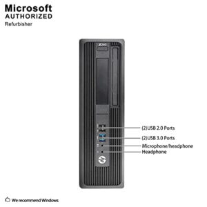 HP Z240 Small Form Factor Worksation, Intel Quad Core i5-6500 up to 3.6GHz, 16G DDR4, 512G SSD, WiFi, BT 4.0, DVD, Windows 10 Pro 64 Bit-Multi-Language Supports English/Spanish/French(Renewed)