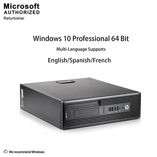 HP Z240 Small Form Factor Worksation, Intel Quad Core i5-6500 up to 3.6GHz, 16G DDR4, 512G SSD, WiFi, BT 4.0, DVD, Windows 10 Pro 64 Bit-Multi-Language Supports English/Spanish/French(Renewed)