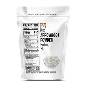 It's Just - Arrowroot Powder, Natural Thickener, Gluten-Free, Dairy-Free, Non-GMO, Cornstarch Substitute