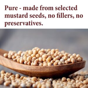 The Spice Way Yellow Mustard Seed - (6oz) whole seeds for Pickling, resealable bag