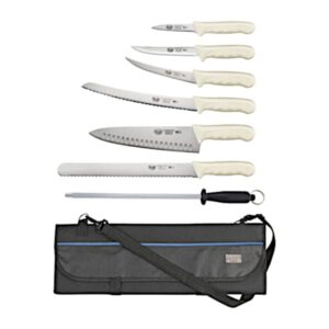 winco 7-pc knife bag set (kwp-30, 50, 60, 91, 101, 121, k-12s, kbg-11, bonus ns-12r)