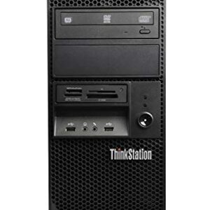 Lenovo ThinkStation E31 Tower PC, Intel Quad Core i5-3470 up to 3.6GHz, 16G DDR3, 240G SSD + 1T, DVD, WiFi, BT 4.0, Windows 10 64 Bit-Multi-Language Supports English/Spanish/French(Renewed)